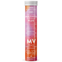 MULTIVITA PLUS PEACH FLAVOR, 20 ΑΝΑΒΡΑΖΟΝΤΑ ΔΙΣΚΙΑ